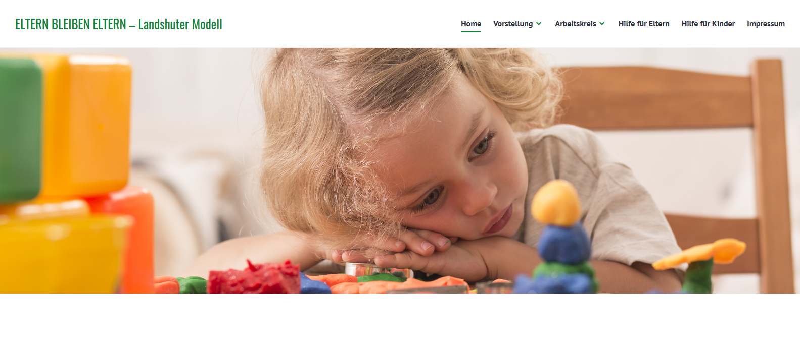Titelseite der Homepage landshuter-modell.de